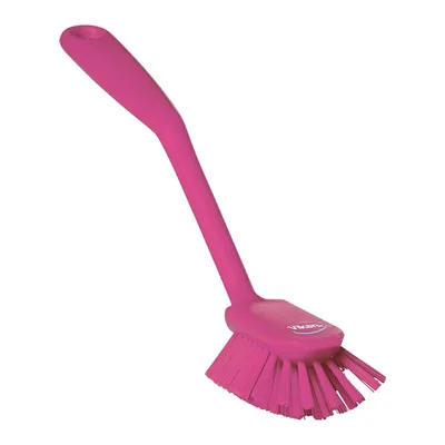 Vikan 11-inch Dish Brush with Scraping Edge