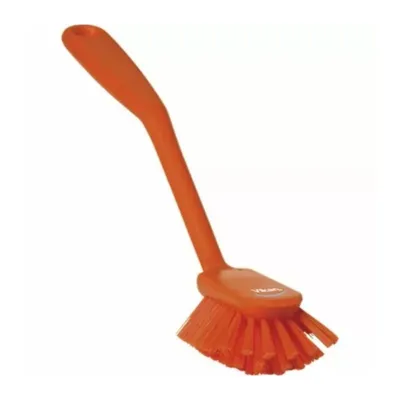 Vikan 11-inch Dish Brush with Scraping Edge