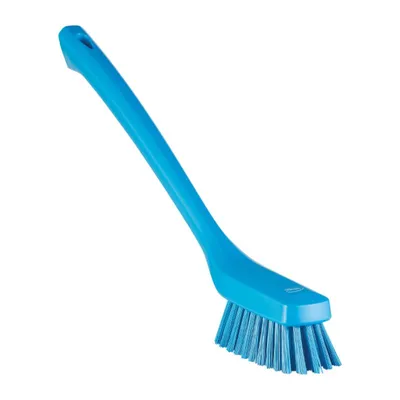 Vikan 16.5-inch Narrow Cleaning Brush with Long Handle