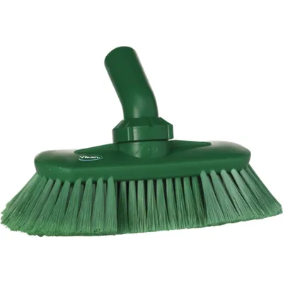 Vikan Washing Brush with Angle adjustment Waterfed 9.4 Inch Soft/split