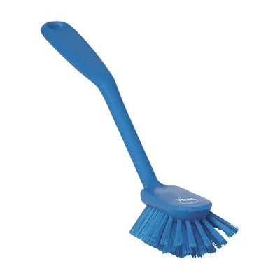 Vikan 11-inch Dish Brush with Scraping Edge