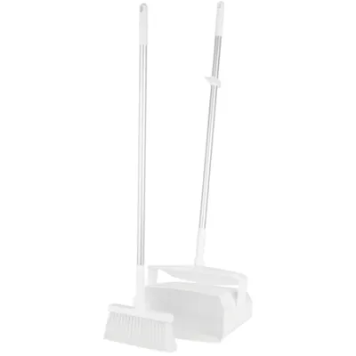 Vikan Lobby Dustpan w/Broom 14.6 Inch