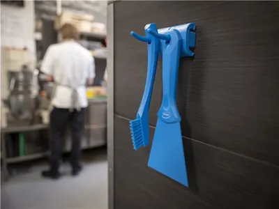 Vikan Hygienic Wall Bracket Double Hook Module