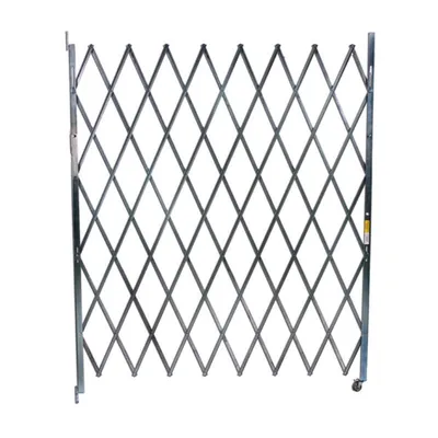 Vestil VSSG-570 Galvanized Steel Single Fold Scissor Gate