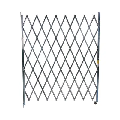 Vestil VSSG-580 Galvanized Steel Single Fold Scissor Gate