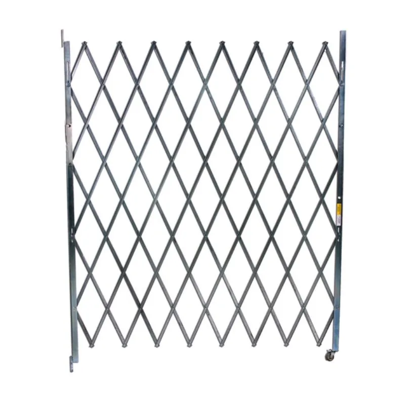 Vestil VSSG-765 Galvanized Steel Single Fold Scissor Gate