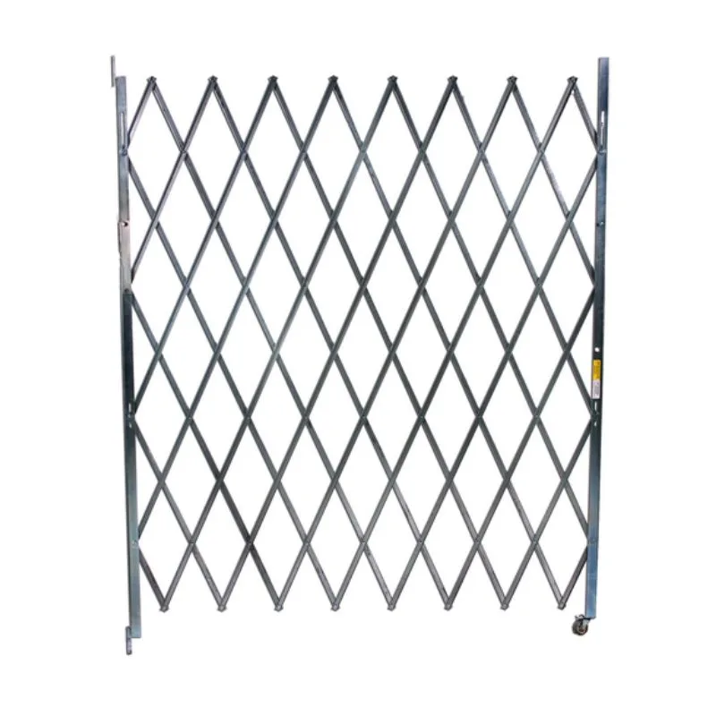 Vestil VSSG-875 Galvanized Steel Single Fold Scissor Gate