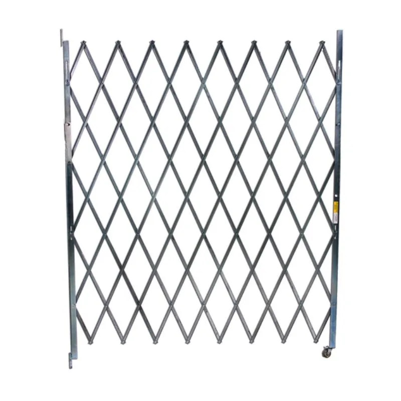 Vestil VSSG-880 Galvanized Steel Single Fold Scissor Gate