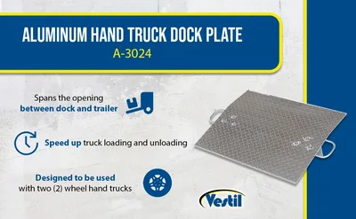 Vestil A-3024 Aluminum Hand Truck Dock Plates - product feature image