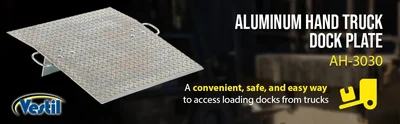 Vestil AH-3030 Aluminum Hand Truck Dock Plates - product feature image