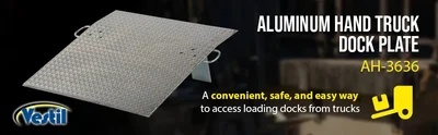 Vestil AH-3636 Aluminum Hand Truck Dock Plate - product feature image