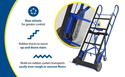 Vestil APPL-1200-60 Steel Ratchet Appliance Cart - product feature image