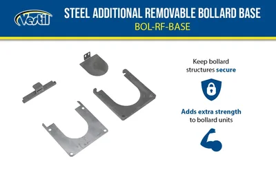 Vestil BOL-RF-BASE Removable Bollard Base Additional - product feature image
