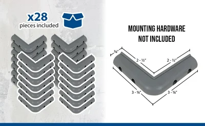 Vestil CB-1 Rubber Corner Guard - product feature image