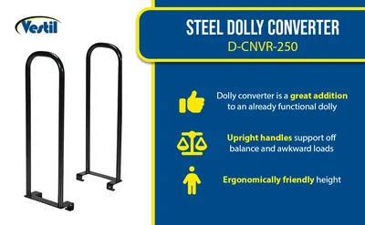 Vestil D-CNVR-250 Steel Dolly Converter - product feature image