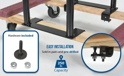 Vestil D-CNVR-250 Steel Dolly Converter - product feature image