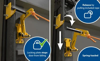 Vestil DR-LOCK Automatic Overhead Door Lock - product feature image