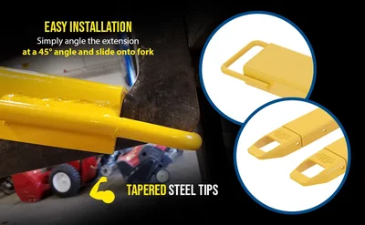 Vestil FE-4-48 Steel Fork Extensions - product feature image