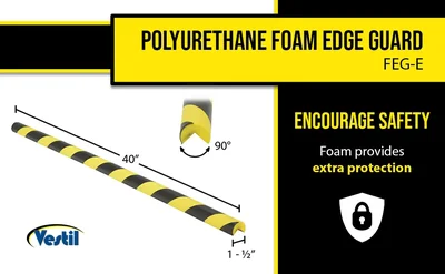 Vestil FEG-D Polyurethane Foam Edge Guard - product feature image