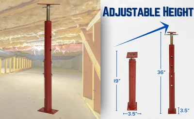 Vestil FJB-36 Basement Floor Jack - product feature image