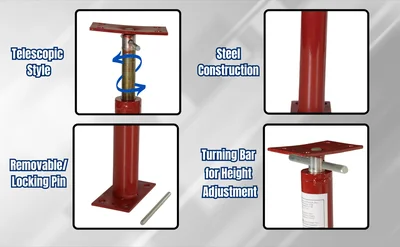 Vestil FJB-36 Basement Floor Jack - product feature image