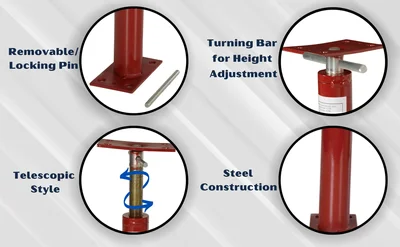 Vestil FJB-48 Basement Floor Jack - product feature image