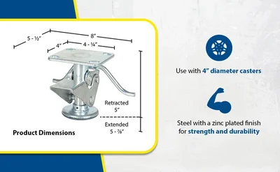 Vestil FL-4 Steel Floor Lock - product feature image