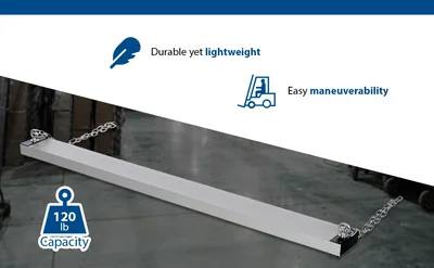 Vestil HDMS-60 Steel Heavy Duty Magnetic Hanging Sweeper - product feature image