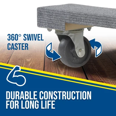 Vestil HDOC-1624-9 Hardwood Carpet End Dolly - product feature image