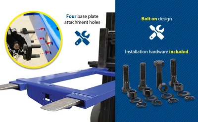 Vestil PINTLE Pintle Hook For Fork Truck Base - product feature image