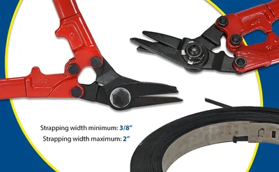 Vestil PKG-C-2 Steel Strapping Cutter - product feature image
