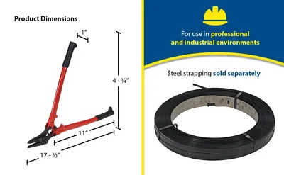 Vestil PKG-C-2 Steel Strapping Cutter - product feature image