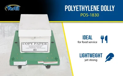 Vestil POS-1830 Polyethylene Dolly - product feature image