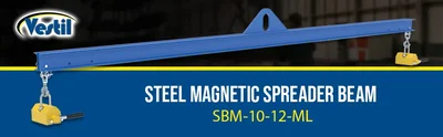 Vestil SBM-10-12-ML Steel Magnetic Spreader Beam - product feature image