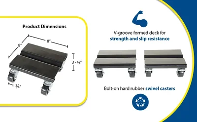 Vestil SDOL-2 Steel Dolly - product feature image