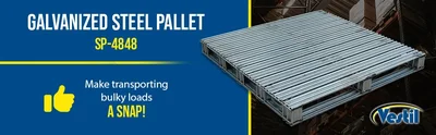 Vestil SPL-4848 Galvanized Steel Pallet - product feature image