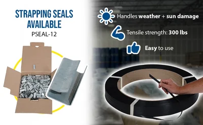 Vestil ST-12-16X3-BL Polypropylene Strapping 4500 Ft. - product feature image