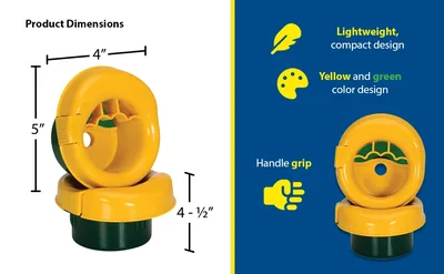 Vestil SWD-1 Plastic Fingertip Stretch Wrap Dispenser - product feature image