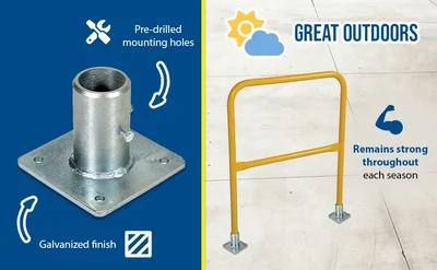 Vestil VDKR-W-101 STEEL SINGLE SOCKET - product feature image