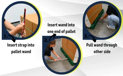 Vestil WAND-3 Fiberglass Pallet Wand - product feature image