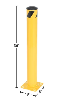 Vestil BOL-36-4.5 Steel Pipe Safety Bollards - dimensional drawing