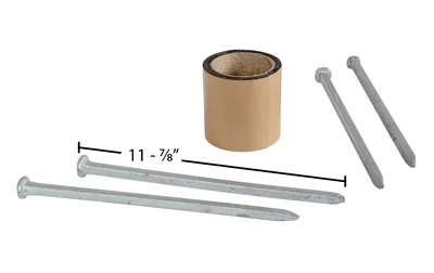 Vestil CS-AK-4 CAR STOP ASPHALT HARDWARE KIT 4 SPIKE - dimensional drawing