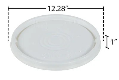 Vestil LID-UN-54-PW Plastic Unrated Lid - dimensional drawing