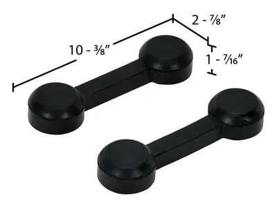 Vestil MRBR-CON Molded Rubber Crossover Connectors - dimensional drawing