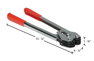 Vestil PKG-PS Poly Strap Sealer - dimensional drawing