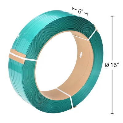 Vestil PN-58-16X6-GN Polyester Strapping - dimensional drawing