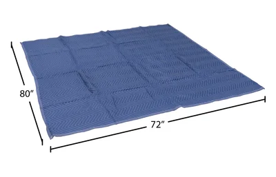 Vestil QPC-7280-VP-1PK Polyester/Cotton Heavy Duty Quilted Moving Pad - dimensional drawing