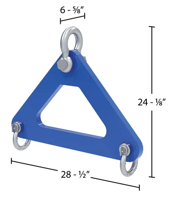 Vestil SSLP-200-2 Steel Short Span Lifting Plate 20000 Lb. Capacity - dimensional drawing