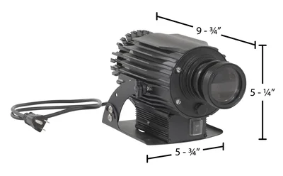 Vestil VSP-12-001 Steel Virtual Sign Projector - dimensional drawing