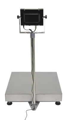 Vestil BS-915-2424-1000 Steel Bench Scale with Stainless Steel Tray